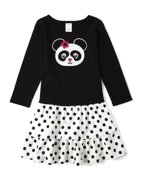 panda dress for baby girl