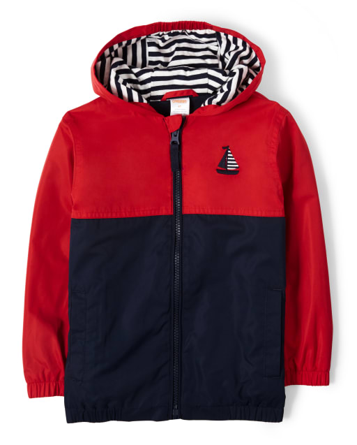 Boys Colorblock Windbreaker - All Aboard