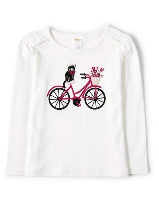 Haut Cycliste Brodé Fille - Puuurfect In Paris - lbl_product_image_view_1