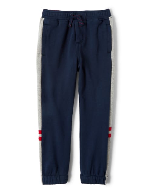 Pantalon de jogging à rayures latérales pour garçons - All Aboard