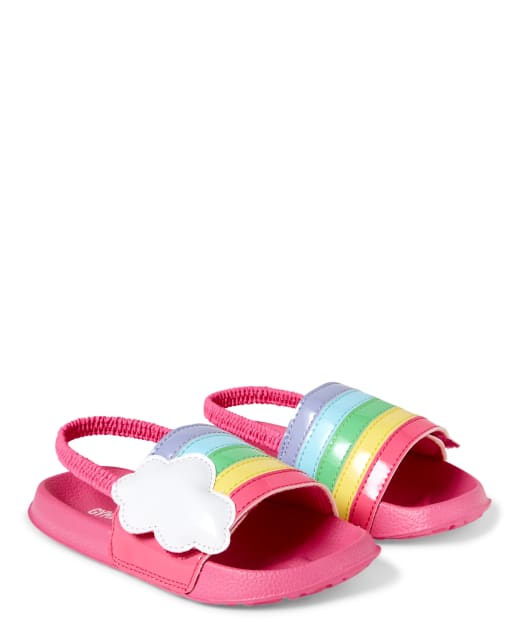 Claquettes arc-en-ciel pour filles - Sunshine Time
