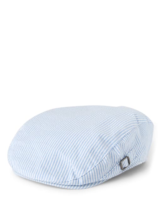 Boys Seersucker Newsboy Hat - Country Club