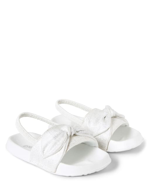 Girls Sparkle Bow Sandals - view 1