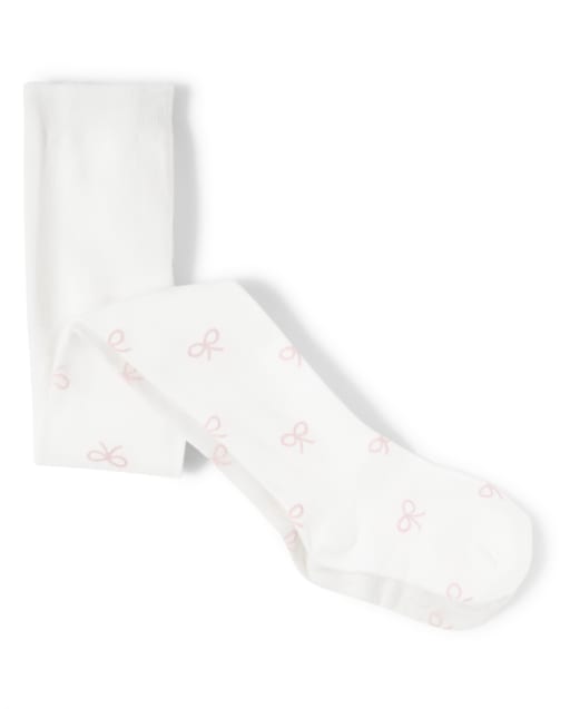 Girls Bow Tights - Puuurfect In Paris