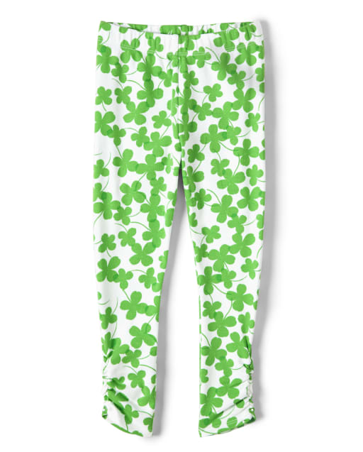 Girls Shamrock Leggings - Little Leprechaun - view 1