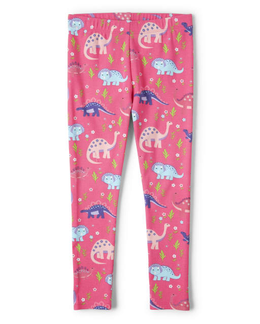 Girls Dino Leggings - Hello Dino - view 1