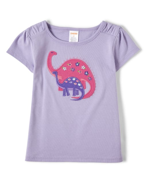 Haut brodé pour filles - Hello Dino - lbl_product_image_view_1
