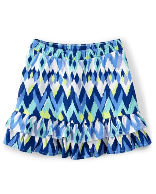 Jupe-short à volants Fille Ikat - Island Getaway - lbl_product_image_view_1