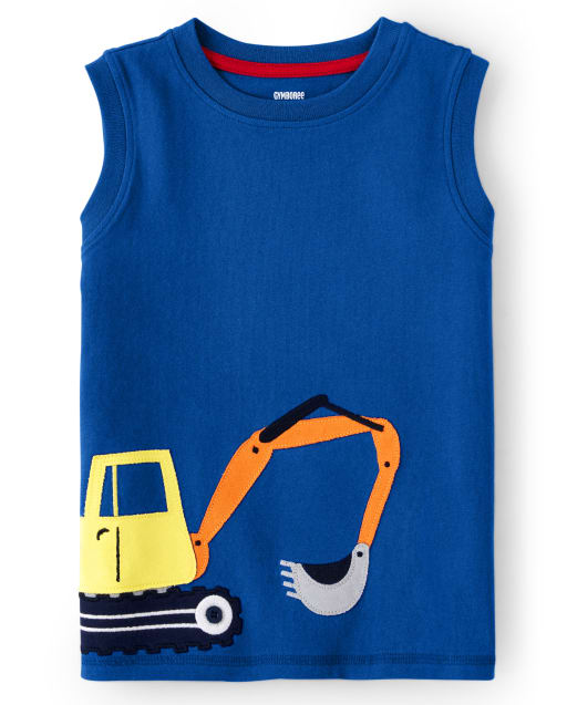 Boys Truck Tank Top - Mr. Fix It