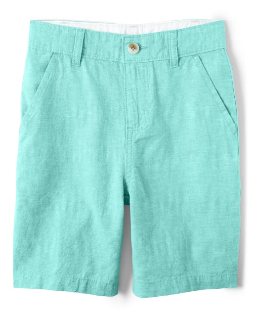 Boys Striped Chino Shorts - Island Getaway