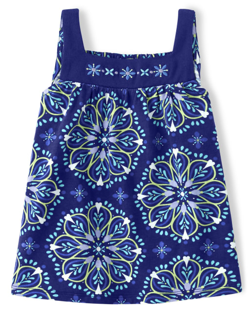 Top con medallón floral para niñas - Island Getaway - lbl_product_image_view_1