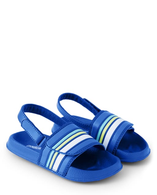 Boys Striped Slides - Island Getaway - view 1