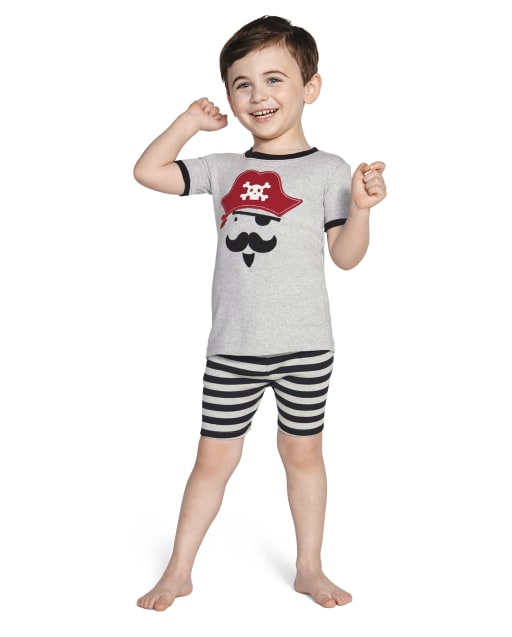 Boys Pirate Cotton 2-Piece Pajamas - Gymmies - view 1