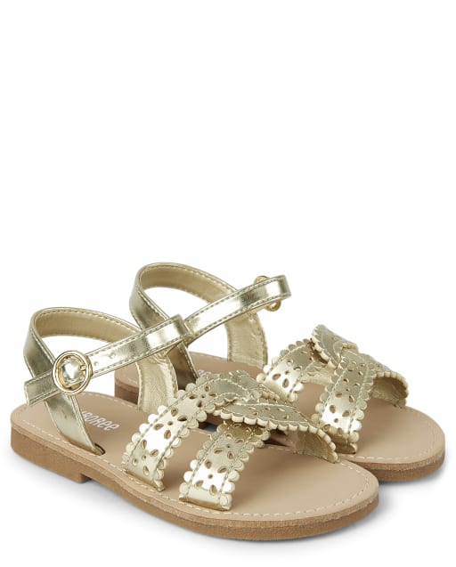 Girls Metallic Sandals - Summer Sunsets