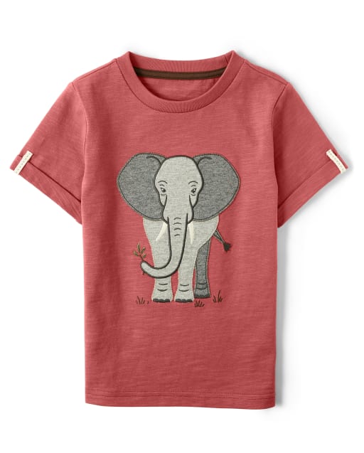 Boys Elephant Top - Safari Camp