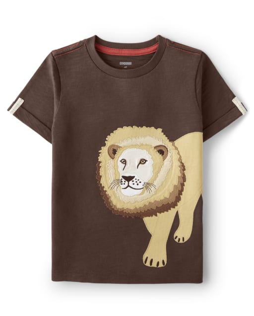 Boys Lion Top - Safari Camp
