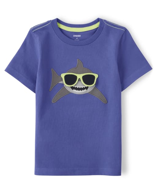Boys Peek-A-Boo Shark Top - Island Getaway - view 1