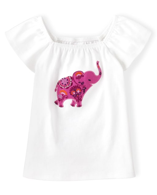 Haut éléphant pour filles - Couchers de soleil d&#39;été