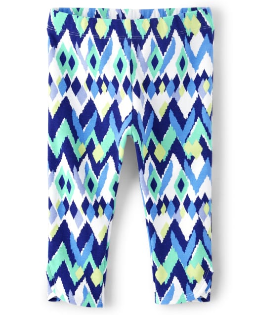 Girls Ikat Capri Leggings - Island Getaway