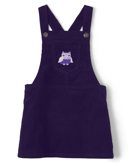 Girls Owl Corduroy Skirtall - Whooo's Cute