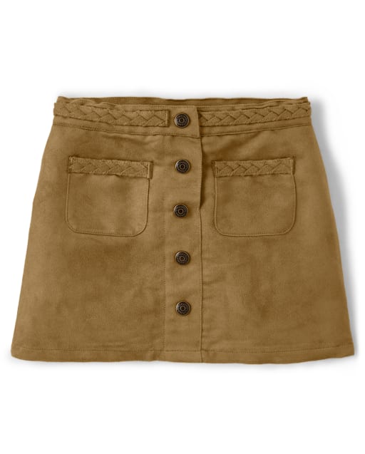 Jupe en daim pour filles - Western Skies