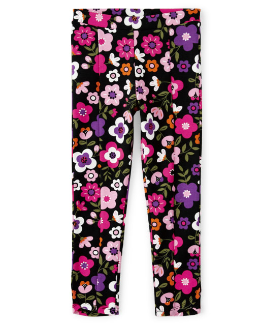 Jeggings Fille Floral Point de Rome - Tree House