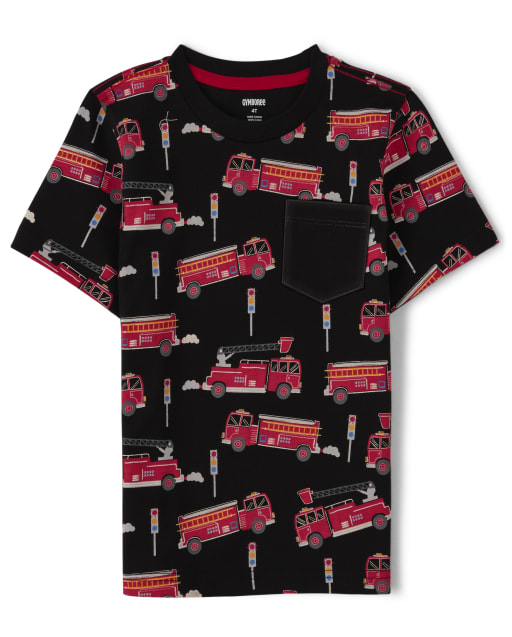 Haut de poche pour camion de pompiers pour garçons - Chef des pompiers - lbl_product_image_view_1