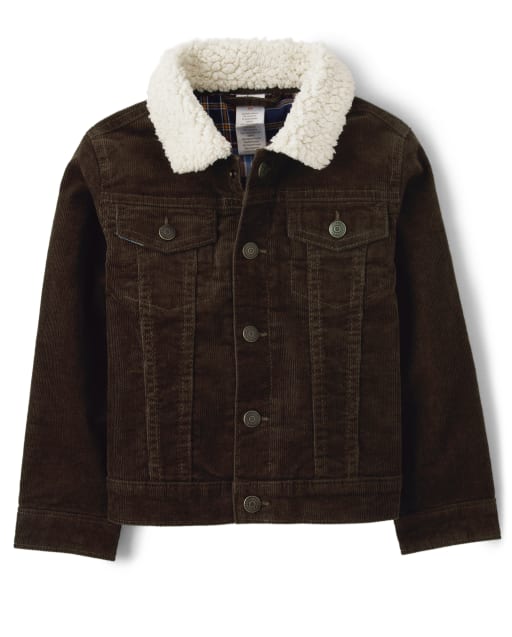 Boys Corduroy Jacket - Western Skies - view 1