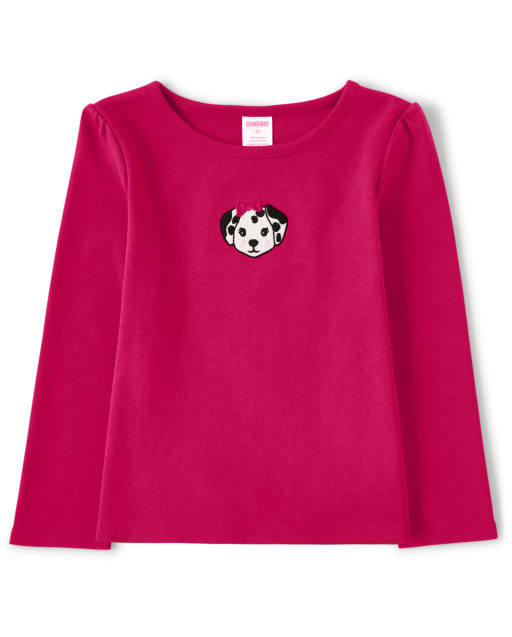 Haut chiot brodé pour filles - Amis dalmates - lbl_product_image_view_1