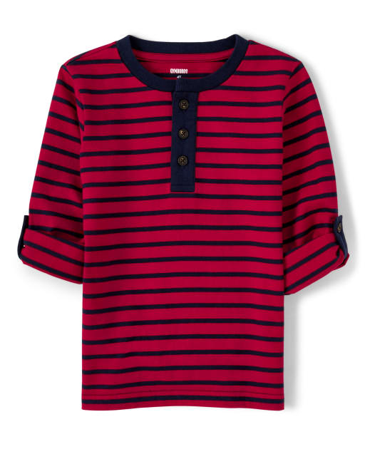 Haut Henley rayé pour garçons - Le favori des enseignants - lbl_product_image_view_1