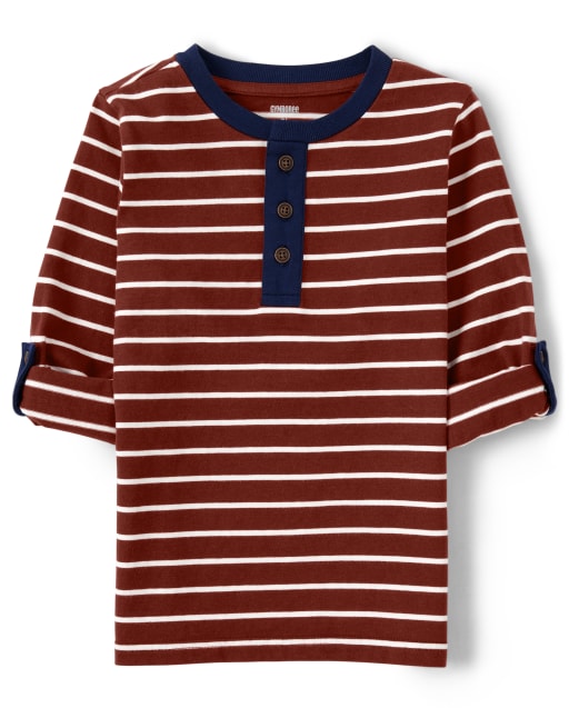 Haut Henley rayé pour garçons - Western Skies - lbl_product_image_view_1