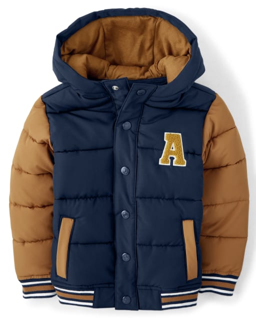 Boys Varsity Puffer Jacket - Future MVP - view 1