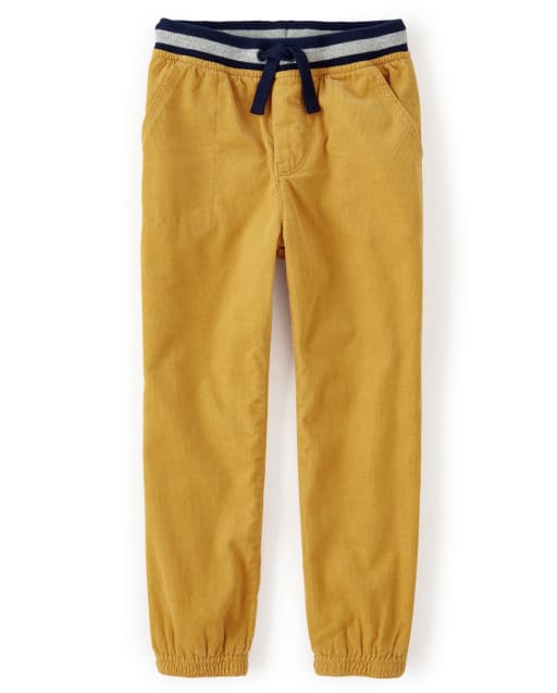 Boys Corduroy Pull On Jogger Pants - Future MVP