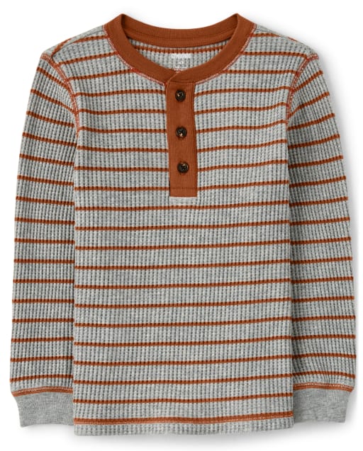 Haut Henley rayé pour garçons - Harvest - lbl_product_image_view_1