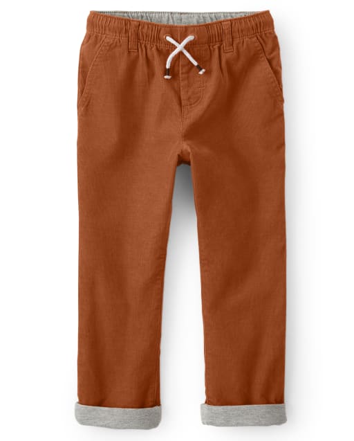 Pantalons à enfiler en velours côtelé pour garçons - Harvest