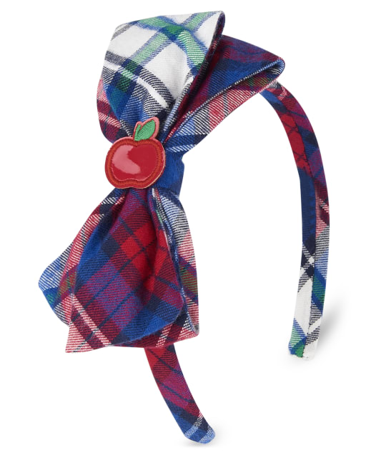 Bandeau à carreaux Apple pour filles - Teacher's Favorite - lbl_product_image_view_1