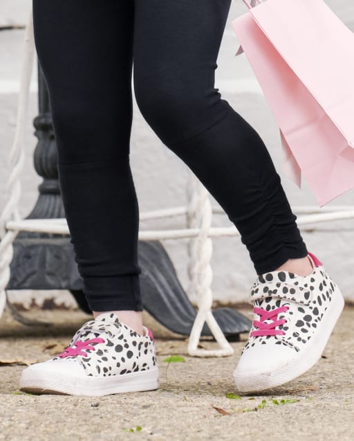 Girls Spotted Sneakers - Dalmatian Friends