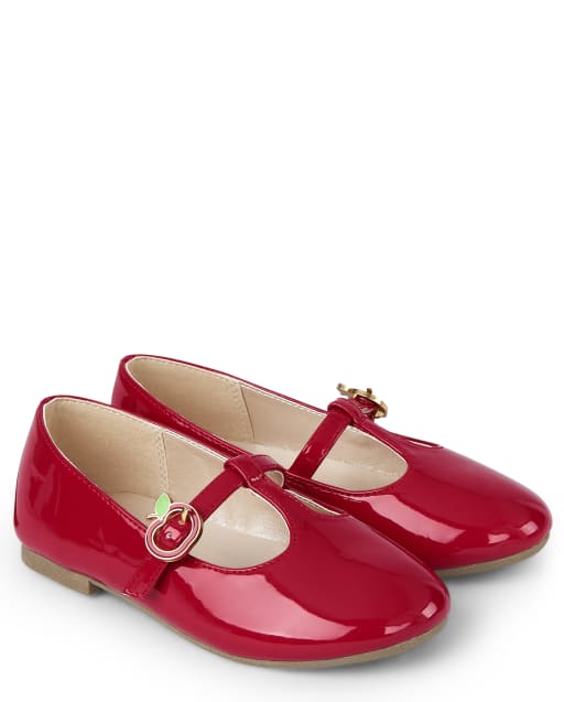 Girls Apple Ballet Flats - Teacher's Favorite