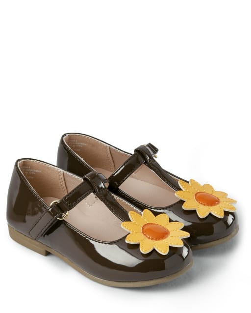 Girls Sunflower Ballet Flats - Harvest - view 1