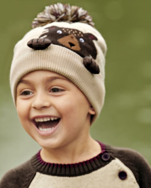 Bonnet ours pour garçons - Critter Campout