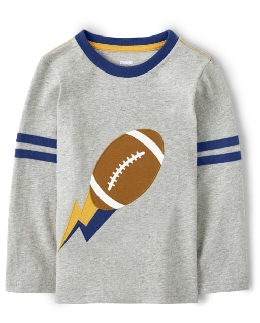 Boys Embroidered Football Top - Future MVP - view 1