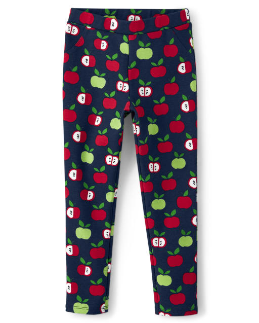 Girls Apple Ponte Jeggings - Teacher's Favorite