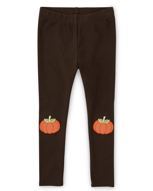 Leggings citrouille pour filles - Lil Pumpkin