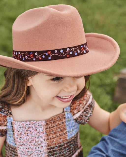 Girls Cowgirl Hat - Western Skies
