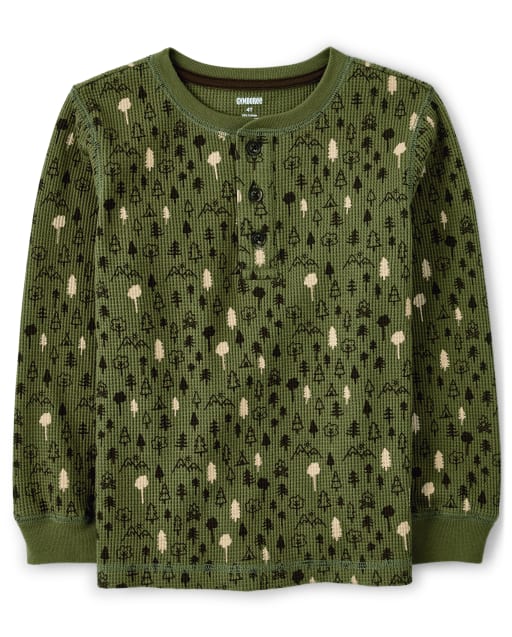 Camiseta henley Forest para niños - Critter Campout