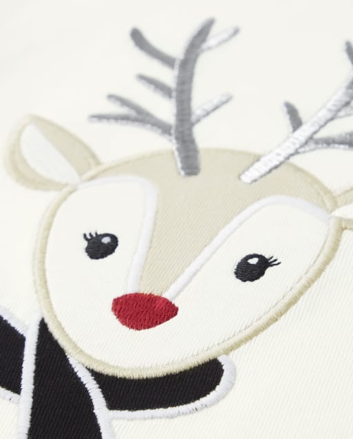 Haut brodé renne pour fille - Reindeer Cheer - lbl_product_image_view_2