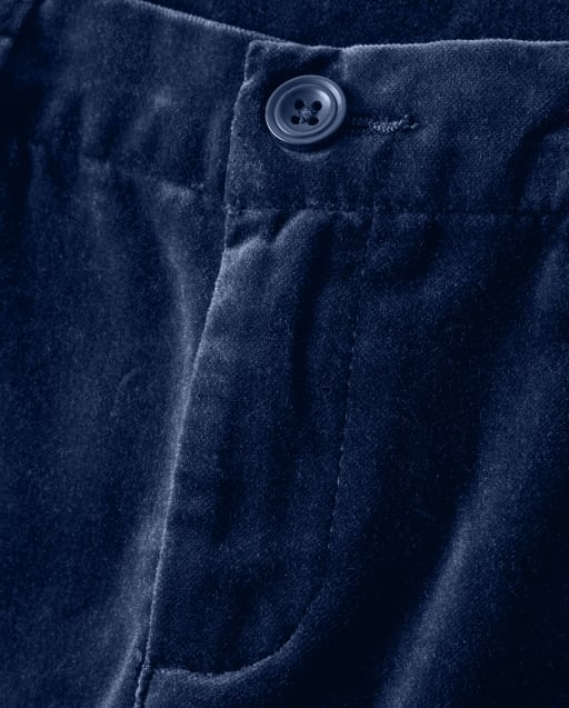 Pantalons de pyjama en velours pour garçons - Fêtes de famille Vert - lbl_product_image_view_2