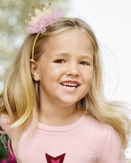 Girls Glitter Crown Headband - Royal Princess - view 1