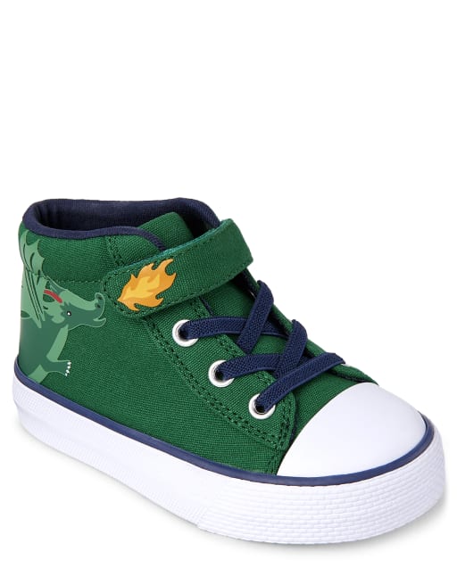Boys Dragon Hi Top Sneakers - Knights and Dragons - view 2