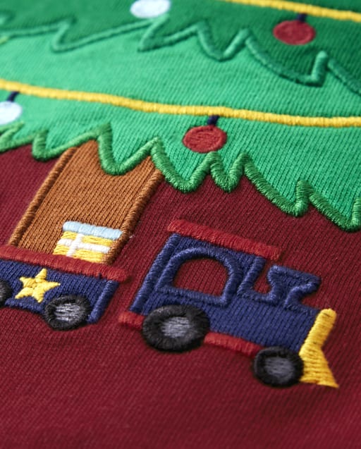 Haut de sapin de Noël brodé pour garçons - Ho Ho Ho - lbl_product_image_view_2